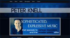 Desktop Screenshot of peterknell.com